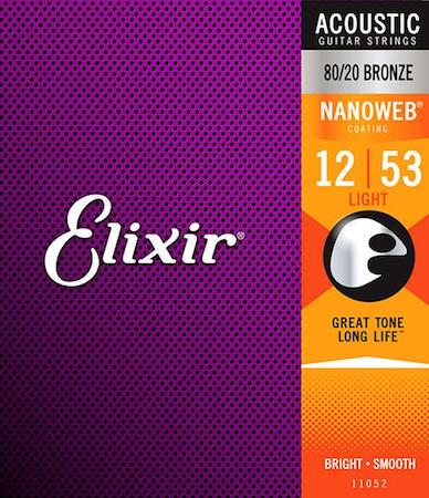 acoustic-80-20-nanoweb-1253-front ELIXIR: Elixir Acoustic 12/53 Bronze Nanoweb