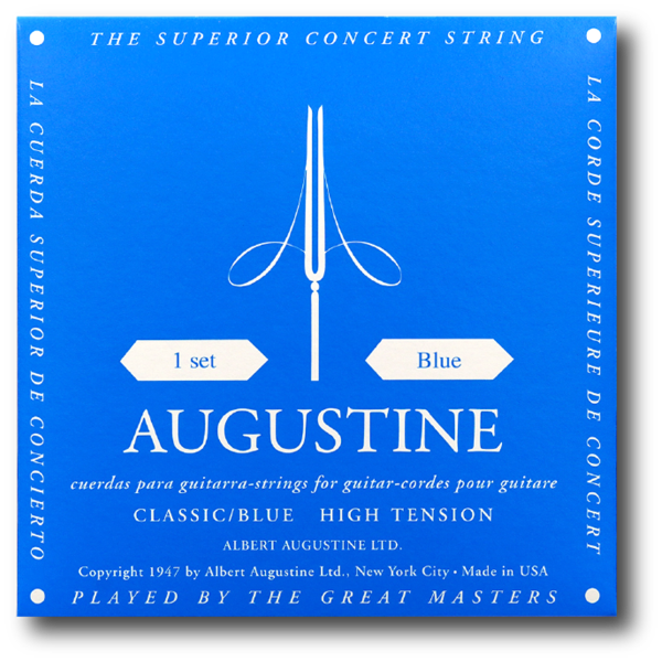 classic-blue מיתרים לגיטרה קלאסית אוגוסטין
