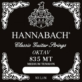 מיתרים במתח בינוני לגיטרה קלאסית אוקטבה Octav(hannabach)  דגם 835 MT 