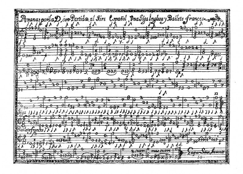 Sanz Pavanas in A minor