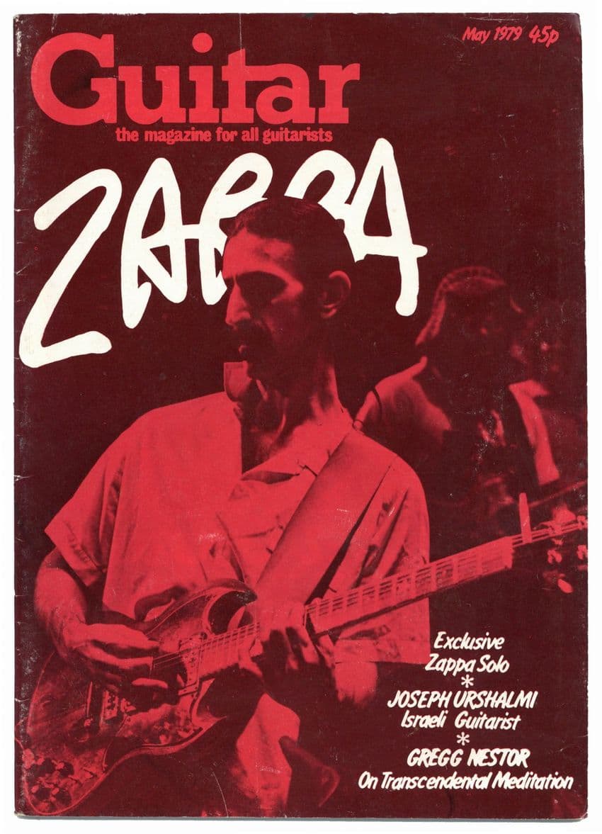 guitar magazine vol 7 no. 8 may 1979 joseph urshalmi gregg nestor frank zappa exclusive 14290 p