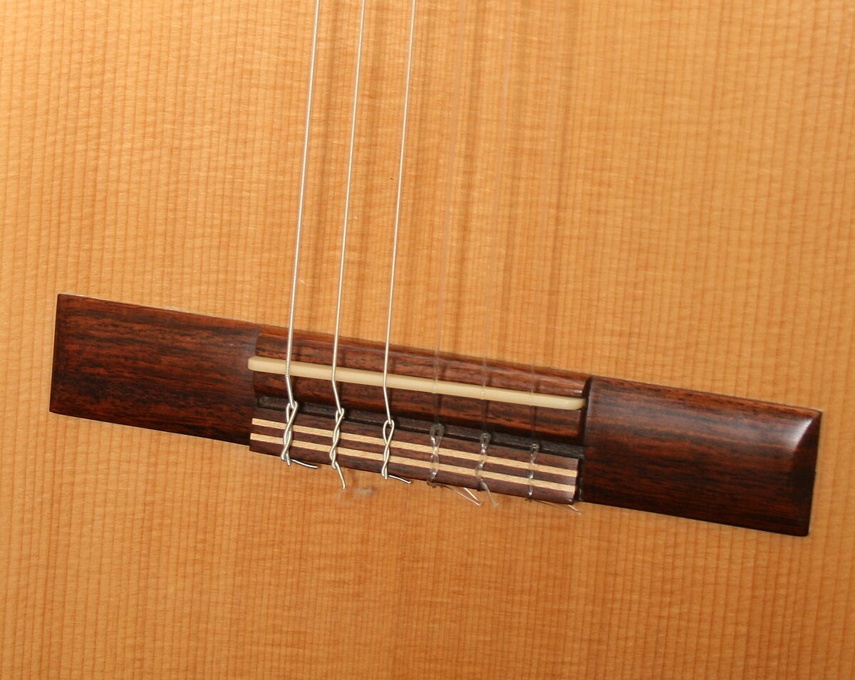 Classical Guitar Bridge Bone