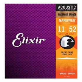 11-52 – Elixir NANOWEB- Phosphor Bronze