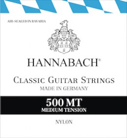 סט מיתרים לגיטרה קלאסית האנבאך 500 MT