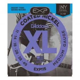 מיתרים לגיטרה חשמלית מצופים ניקל 11-49 EXP115