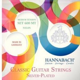 600 MT סט מיתרים לגיטרה קלאסית האנהבאךיצרןHannabach