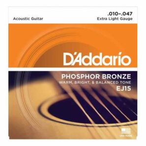 מיתרים לגיטרה אקוסטית Phosphor Bronze EJ15