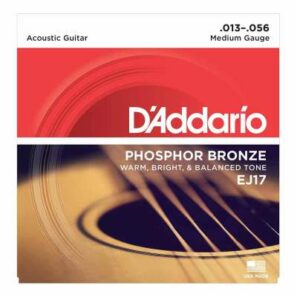 מיתרים לגיטרה אקוסטית Phosphor Bronze EJ17