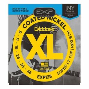 מיתרים לגיטרה חשמלית מצופים ניקל 09-46 EXP125