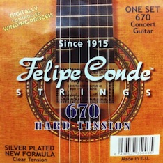 סט מיתרים לגיטרה קלאסית קונדה- Conde 670