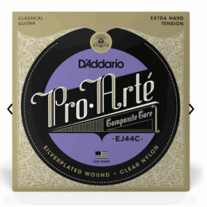 מיתרים לגיטרה קלאסית במתח גבוה מאוד EJ44C