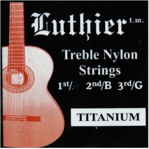סט מיתרים לגיטרה קלאסית לוטיאר Treble set Titanium Nylon